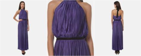 Love Moschino purple pleated dress - aiutami.com.au